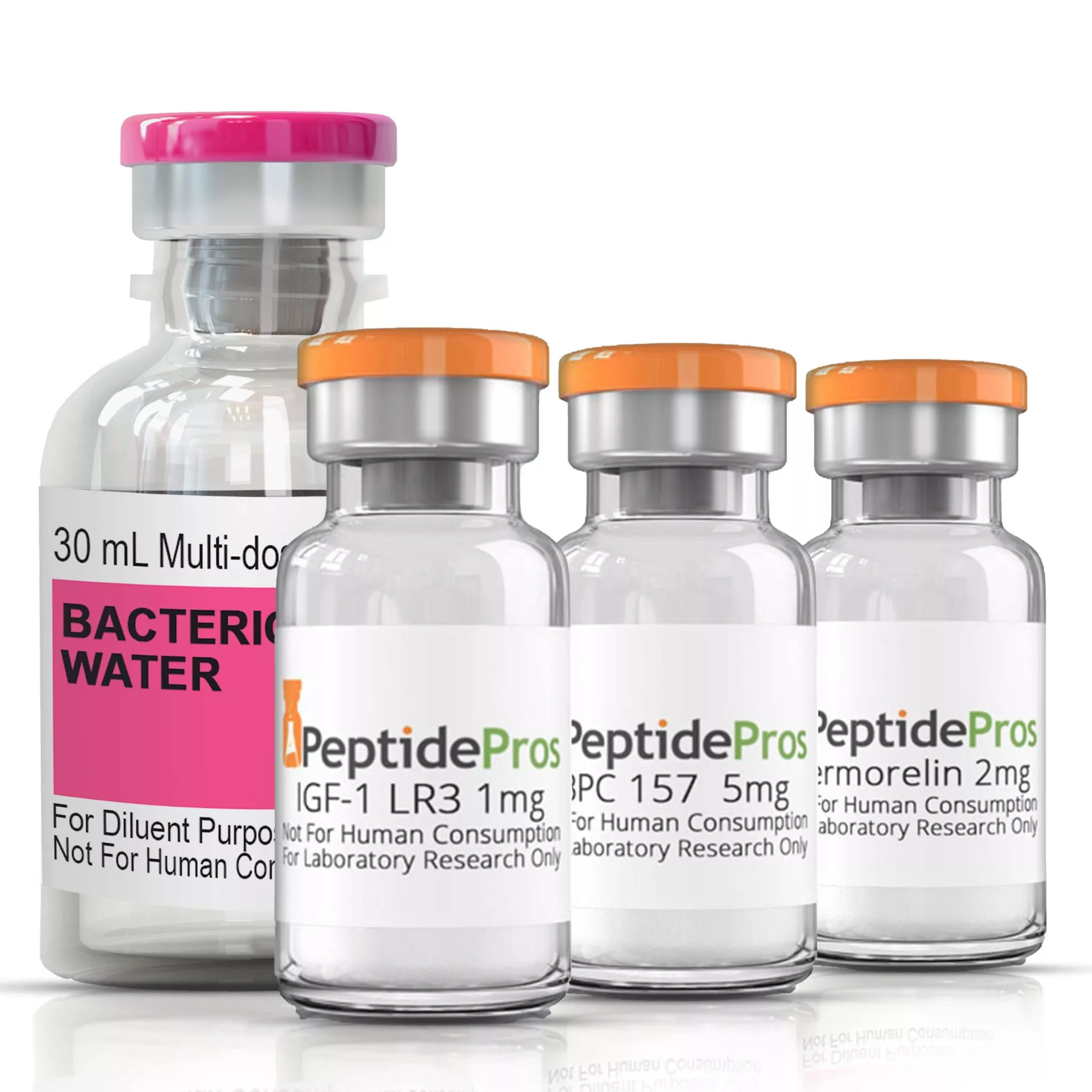 IGF-1 LR3, Sermorelin, BPC-157 Peptides BUNDLE – SAVE 20%
